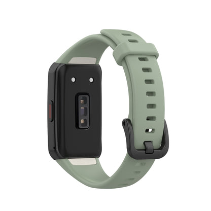 For Huawei Honor Band 6 TPU Watch Band, Size: One Size(Light Green) by buy2fix