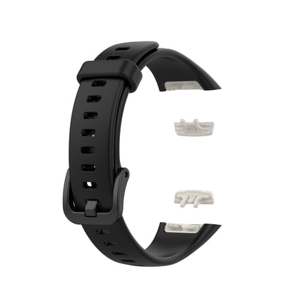 For Huawei Honor Band 6 TPU Watch Band, Size: One Size(Black) by buy2fix