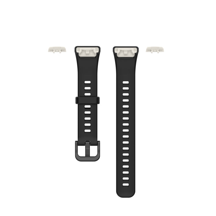 For Huawei Honor Band 6 TPU Watch Band, Size: One Size(Black) by buy2fix