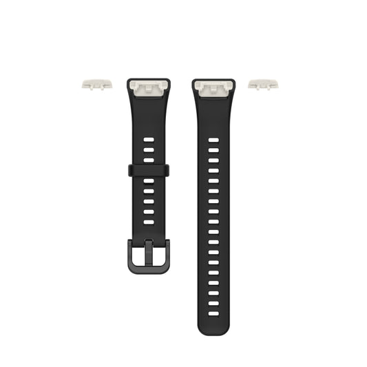 For Huawei Honor Band 6 TPU Watch Band, Size: One Size(Black) by buy2fix