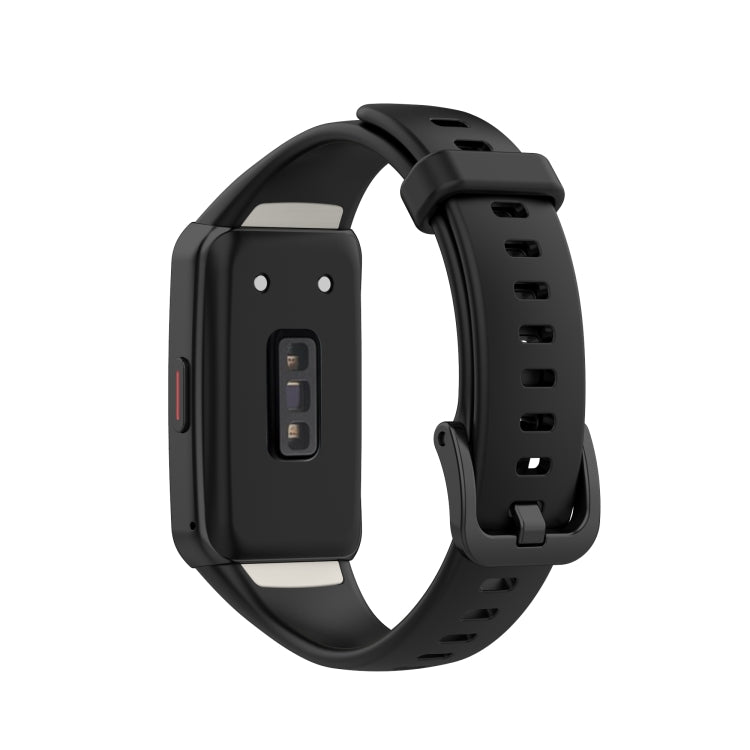 For Huawei Honor Band 6 TPU Watch Band, Size: One Size(Black) by buy2fix