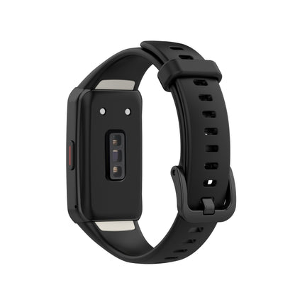 For Huawei Honor Band 6 TPU Watch Band, Size: One Size(Black) by buy2fix