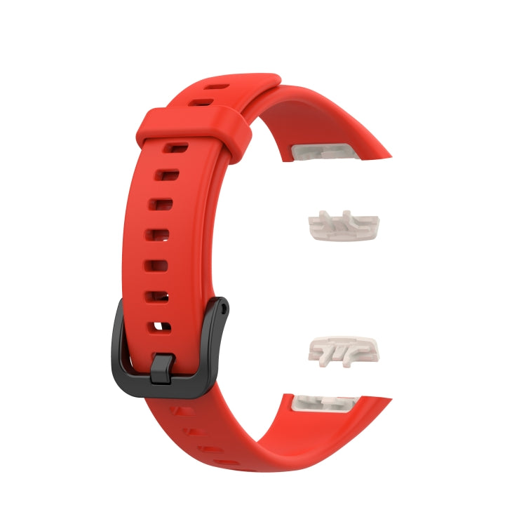 For Huawei Honor Band 6 TPU Watch Band, Size: One Size(Red) by buy2fix