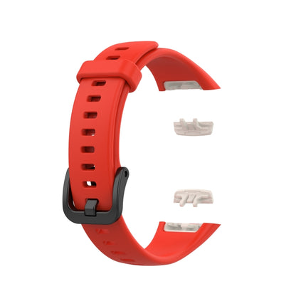 For Huawei Honor Band 6 TPU Watch Band, Size: One Size(Red) by buy2fix