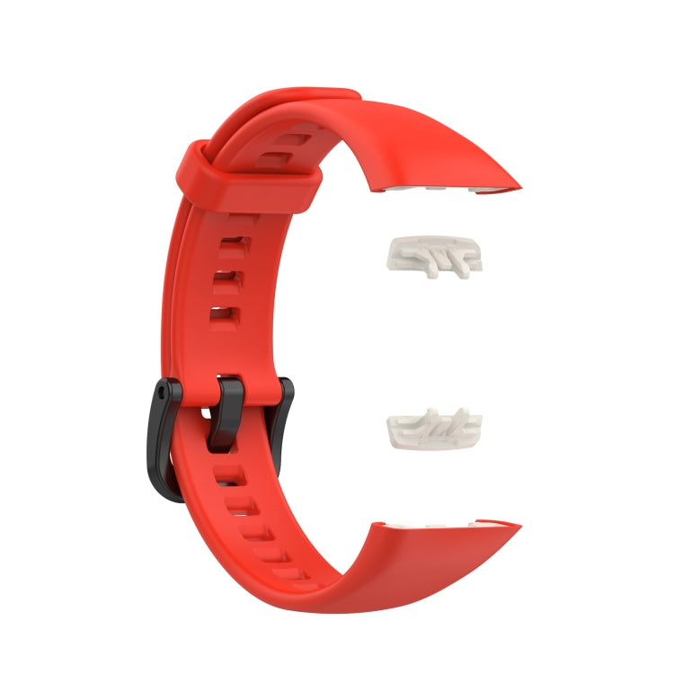 For Huawei Honor Band 6 TPU Watch Band, Size: One Size(Red) by buy2fix