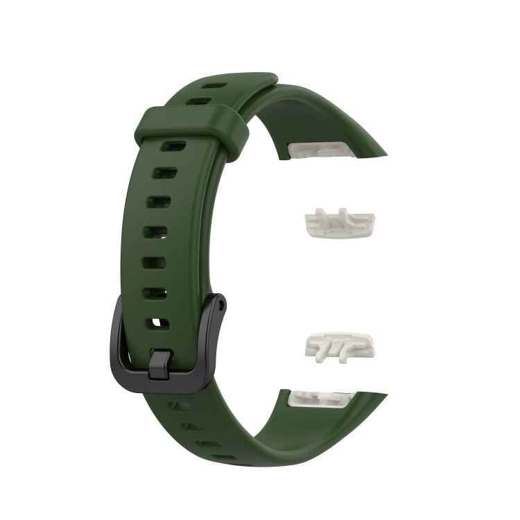 For Huawei Honor Band 6 TPU Watch Band, Size: One Size(Army Green) by buy2fix