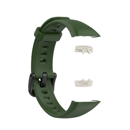 For Huawei Honor Band 6 TPU Watch Band, Size: One Size(Army Green) by buy2fix