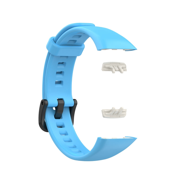 For Huawei Honor Band 6 TPU Watch Band, Size: One Size(Sky Blue) by buy2fix