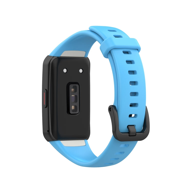 For Huawei Honor Band 6 TPU Watch Band, Size: One Size(Sky Blue) by buy2fix