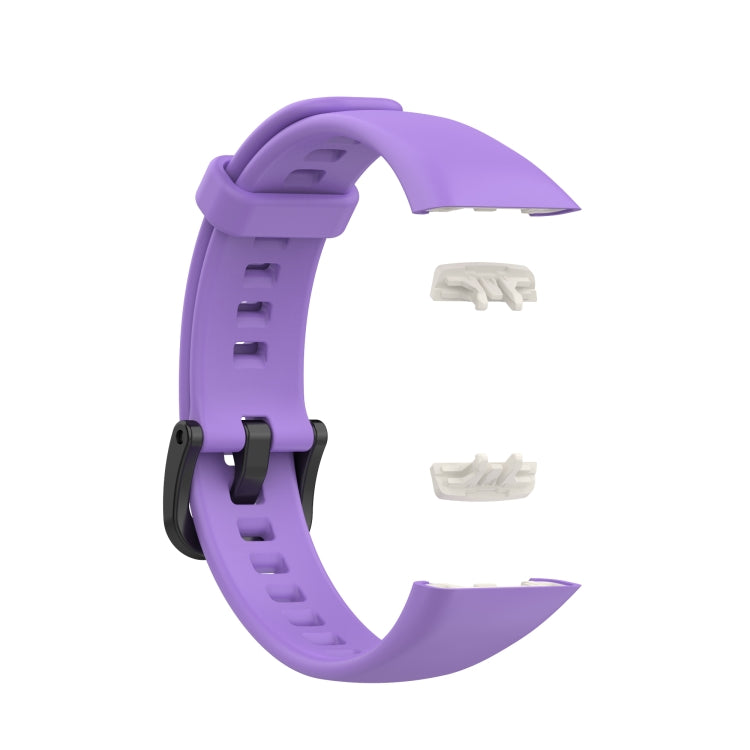 For Huawei Honor Band 6 TPU Watch Band, Size: One Size(Purple) by buy2fix