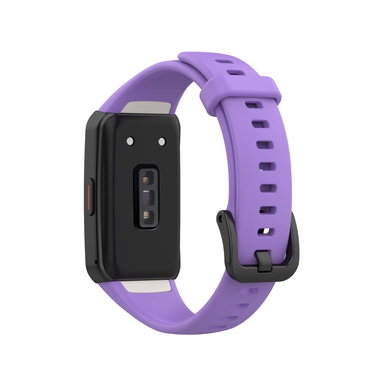 For Huawei Honor Band 6 TPU Watch Band, Size: One Size(Purple) by buy2fix