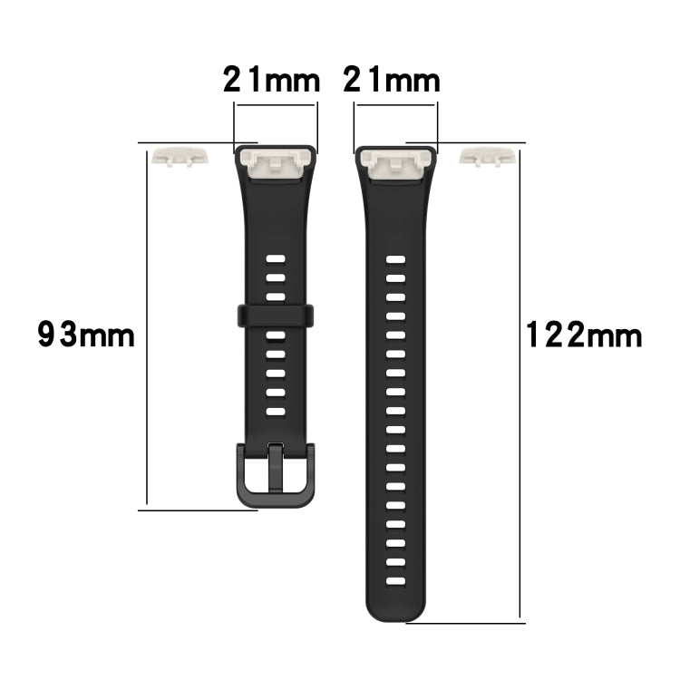 For Huawei Honor Band 6 TPU Watch Band, Size: One Size(Army Green) by buy2fix