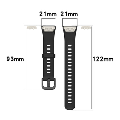 For Huawei Honor Band 6 TPU Watch Band, Size: One Size(Grey) by buy2fix