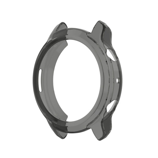 For TicWatch Pro 3 / Pro 3 Lite Half Coverage Hollowed TPU Protective Case(Transparent Black) - Watch Case by buy2fix | Online Shopping UK | buy2fix