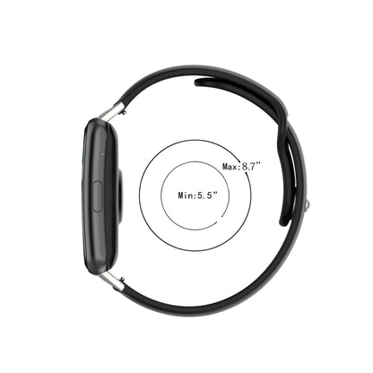 For Huawei Watch Fit 18mm Back Buckle Style Silicone Solid Color Watch Band(Black) by buy2fix