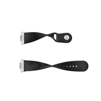 For Huawei Watch Fit 18mm Back Buckle Style Silicone Solid Color Watch Band(Black) by buy2fix