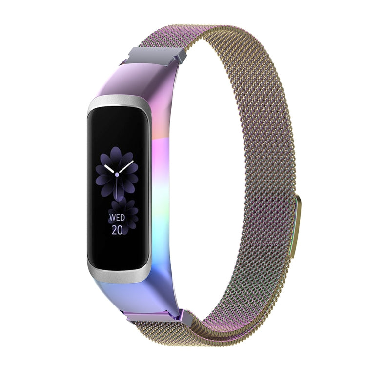 For Samsung Galaxy Fit 2 SM-R220 Milanese Watch Band(Colorful) - Watch Bands by buy2fix | Online Shopping UK | buy2fix