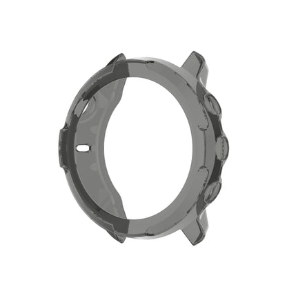 For Suunto 7 Half Coverage Hollowed TPU Protective Case(Transparent Black) -  by buy2fix | Online Shopping UK | buy2fix