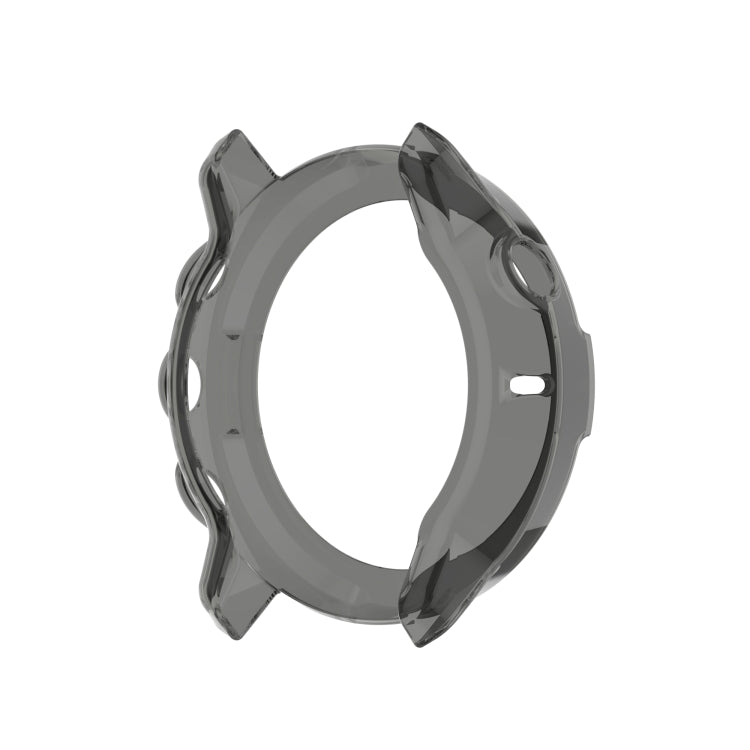For Suunto 7 Half Coverage Hollowed TPU Protective Case(Transparent Black) -  by buy2fix | Online Shopping UK | buy2fix