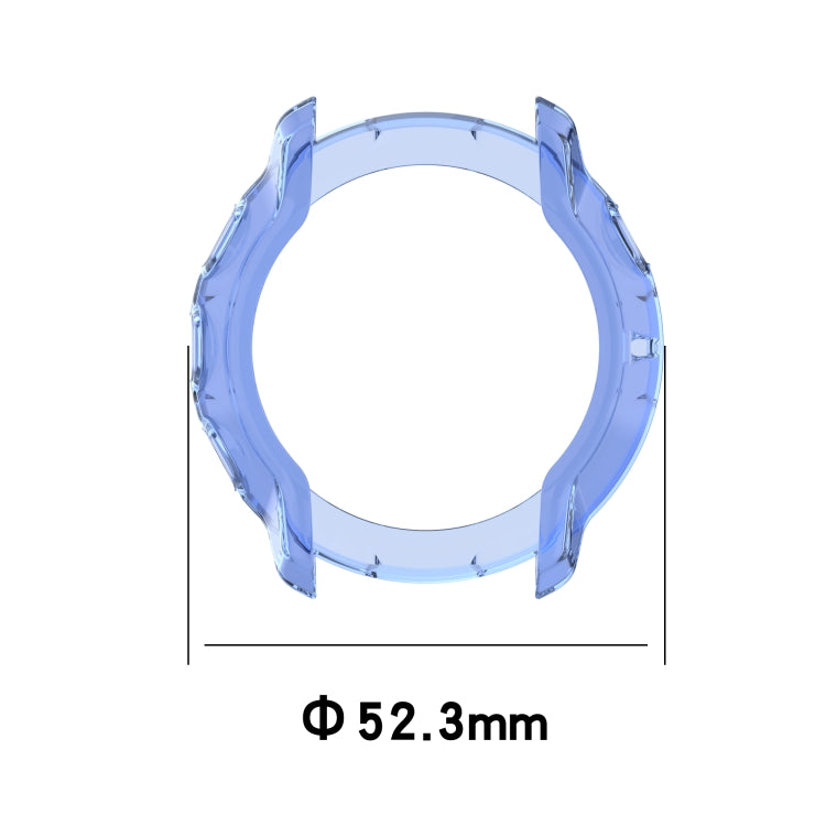 For Suunto 7 Half Coverage Hollowed TPU Protective Case(Transparent Black) -  by buy2fix | Online Shopping UK | buy2fix