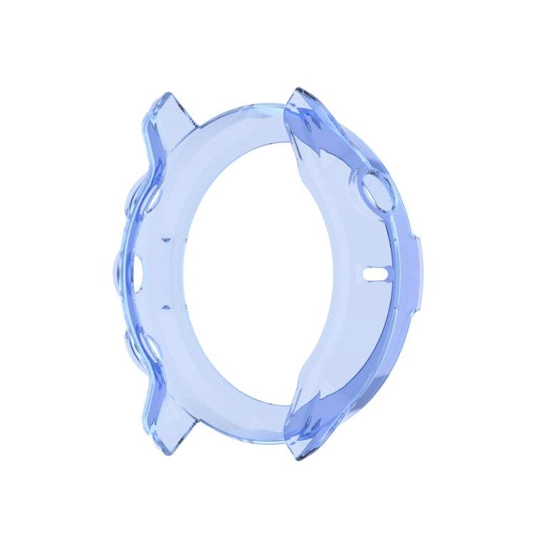For Suunto 7 Half Coverage Hollowed TPU Protective Case(Transparent Blue) -  by buy2fix | Online Shopping UK | buy2fix