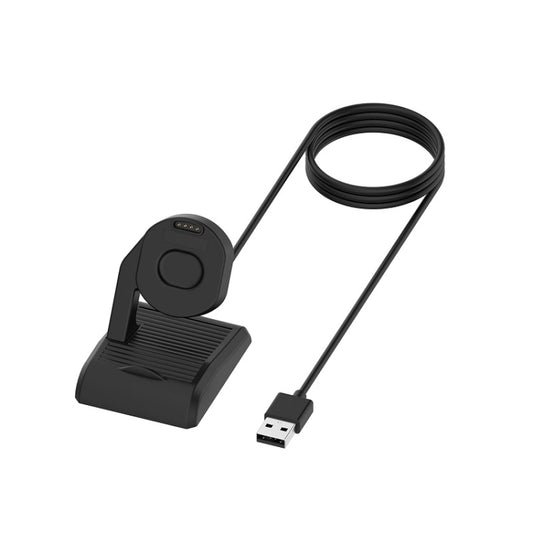 For Suunto 7 USB Vertical Magnetic Charger Holder with Data Function, Length: 1m(Black) -  by buy2fix | Online Shopping UK | buy2fix