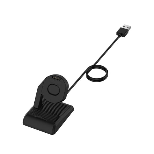 For Suunto 7 USB Vertical Magnetic Charger Holder with Data Function, Length: 1m(Black) -  by buy2fix | Online Shopping UK | buy2fix