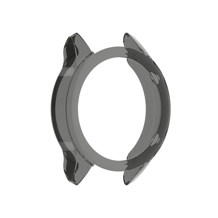 For Xiaomi Watch Color Sport Half Coverage Hollowed TPU Protective Case(Transparent Black) - Watch Cases by buy2fix | Online Shopping UK | buy2fix