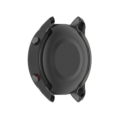 For Xiaomi Watch Color Sport Half Coverage Hollowed TPU Protective Case(Transparent Black) - Watch Cases by buy2fix | Online Shopping UK | buy2fix