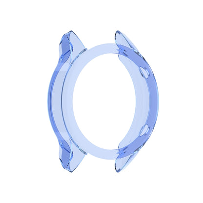 For Xiaomi Watch Color Sport Half Coverage Hollowed TPU Protective Case(Transparent Blue) - Smart Wear by buy2fix | Online Shopping UK | buy2fix