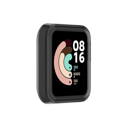 For Xiaomi Mi Watch Lite / Redmi Watch Half Coverage TPU Protective Case(Transparent Black) - Watch Cases by buy2fix | Online Shopping UK | buy2fix