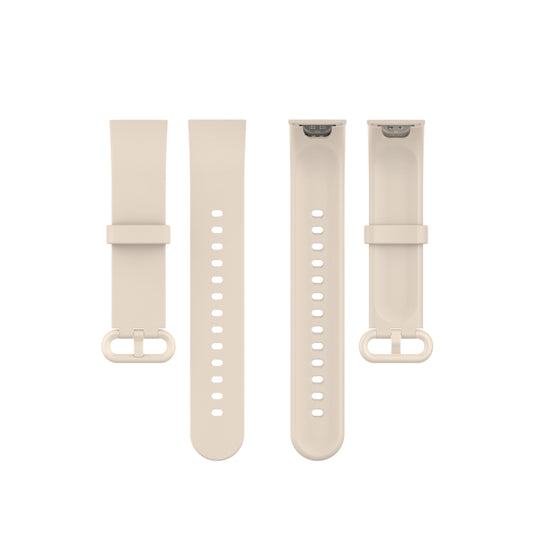 For Xiaomi Mi Watch Lite / Redmi Watch Silicone Watch Band, Size: One Size(Ivory) - Watch Bands by buy2fix | Online Shopping UK | buy2fix