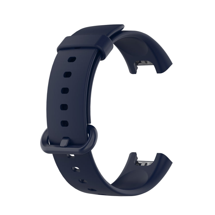 For Xiaomi Mi Watch Lite / Redmi Watch Silicone Watch Band, Size: One Size(Navy Blue) - Watch Bands by buy2fix | Online Shopping UK | buy2fix