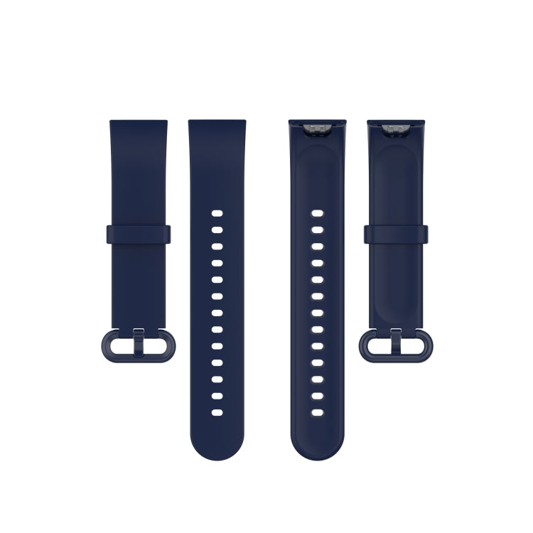 For Xiaomi Mi Watch Lite / Redmi Watch Silicone Watch Band, Size: One Size(Navy Blue) - Watch Bands by buy2fix | Online Shopping UK | buy2fix