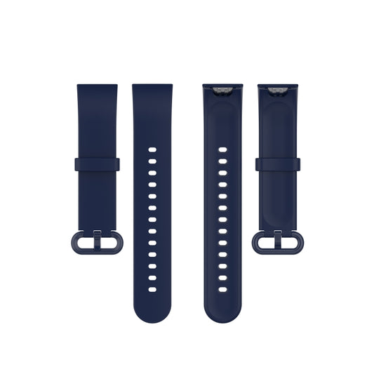 For Xiaomi Mi Watch Lite / Redmi Watch Silicone Watch Band, Size: One Size(Navy Blue) - Watch Bands by buy2fix | Online Shopping UK | buy2fix