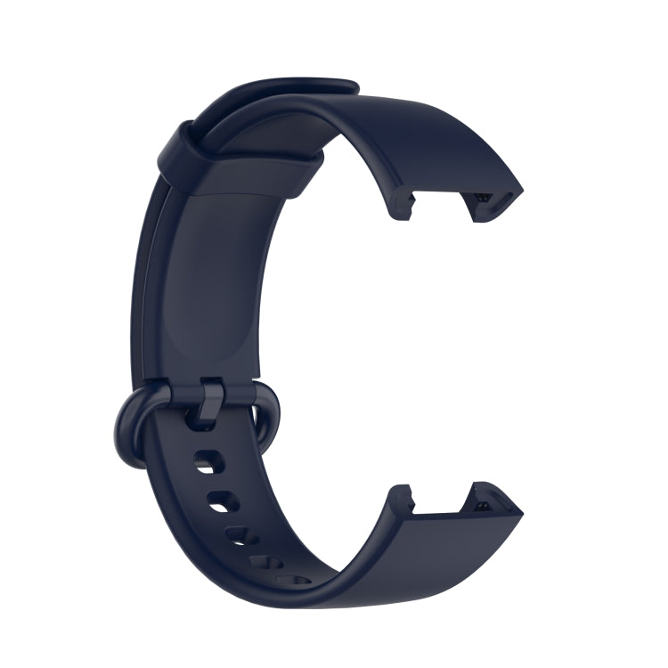 For Xiaomi Mi Watch Lite / Redmi Watch Silicone Watch Band, Size: One Size(Navy Blue) - Watch Bands by buy2fix | Online Shopping UK | buy2fix