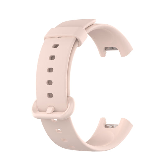 For Xiaomi Mi Watch Lite / Redmi Watch Silicone Watch Band, Size: One Size(Light Pink) - Watch Bands by buy2fix | Online Shopping UK | buy2fix