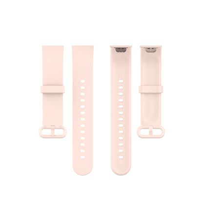 For Xiaomi Mi Watch Lite / Redmi Watch Silicone Watch Band, Size: One Size(Light Pink) - Watch Bands by buy2fix | Online Shopping UK | buy2fix