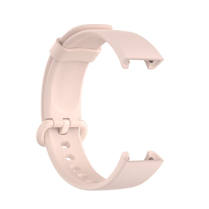 For Xiaomi Mi Watch Lite / Redmi Watch Silicone Watch Band, Size: One Size(Light Pink) - Watch Bands by buy2fix | Online Shopping UK | buy2fix