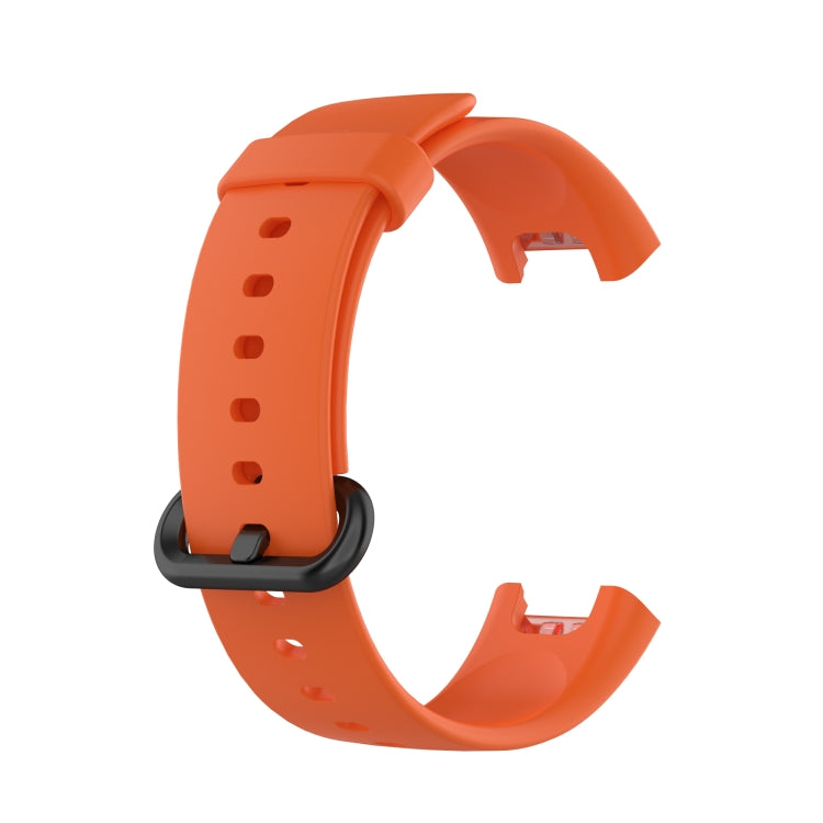For Xiaomi Mi Watch Lite / Redmi Watch Silicone Watch Band, Size: One Size(Orange) - Watch Bands by buy2fix | Online Shopping UK | buy2fix