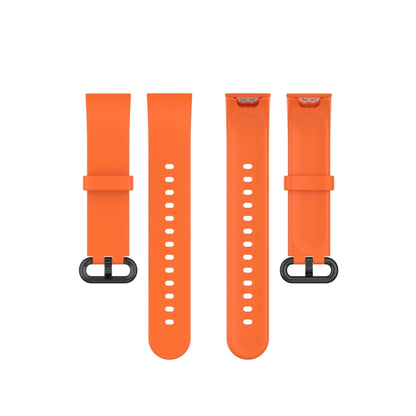For Xiaomi Mi Watch Lite / Redmi Watch Silicone Watch Band, Size: One Size(Orange) - Watch Bands by buy2fix | Online Shopping UK | buy2fix