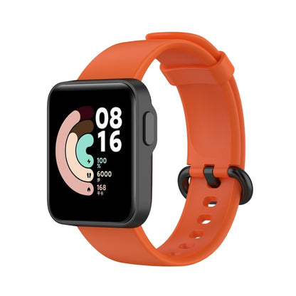 For Xiaomi Mi Watch Lite / Redmi Watch Silicone Watch Band, Size: One Size(Orange) - Watch Bands by buy2fix | Online Shopping UK | buy2fix