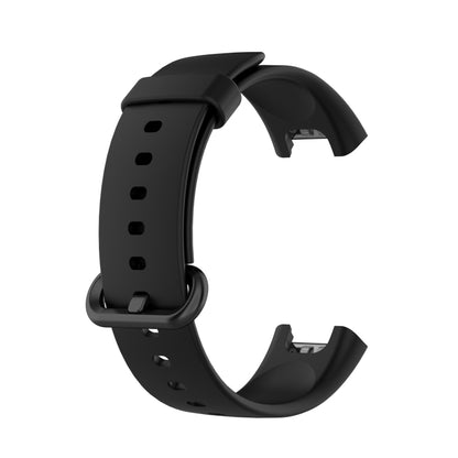 For Xiaomi Mi Watch Lite / Redmi Watch Silicone Watch Band, Size: One Size(Black) - Watch Bands by buy2fix | Online Shopping UK | buy2fix