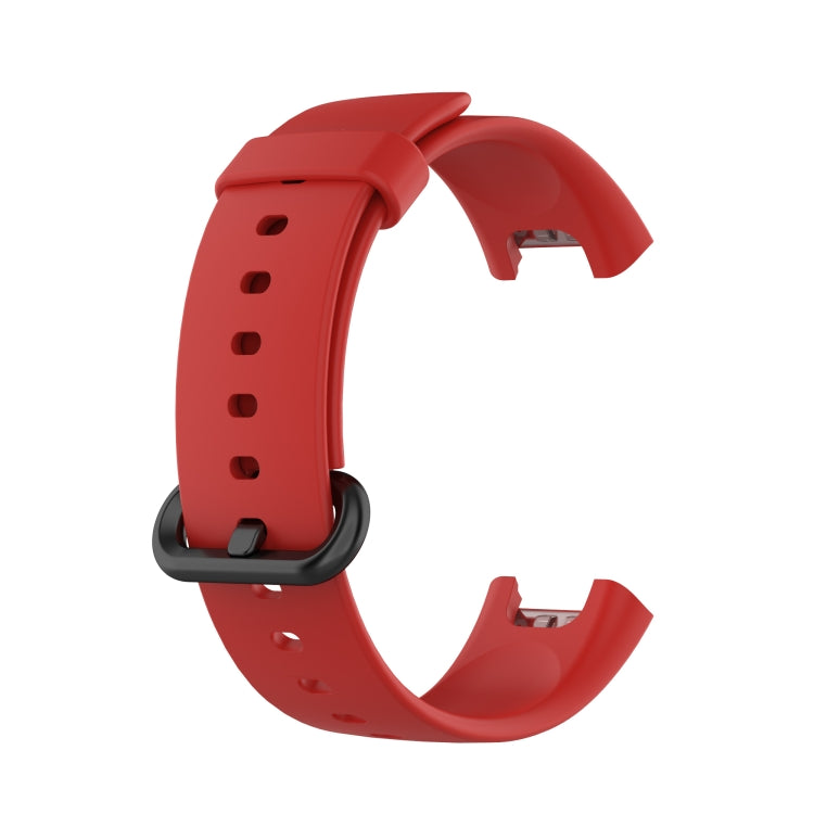 For Xiaomi Mi Watch Lite / Redmi Watch Silicone Watch Band, Size: One Size(Red) - Watch Bands by buy2fix | Online Shopping UK | buy2fix