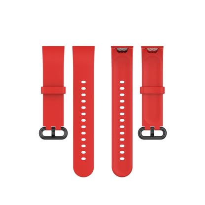 For Xiaomi Mi Watch Lite / Redmi Watch Silicone Watch Band, Size: One Size(Red) - Watch Bands by buy2fix | Online Shopping UK | buy2fix