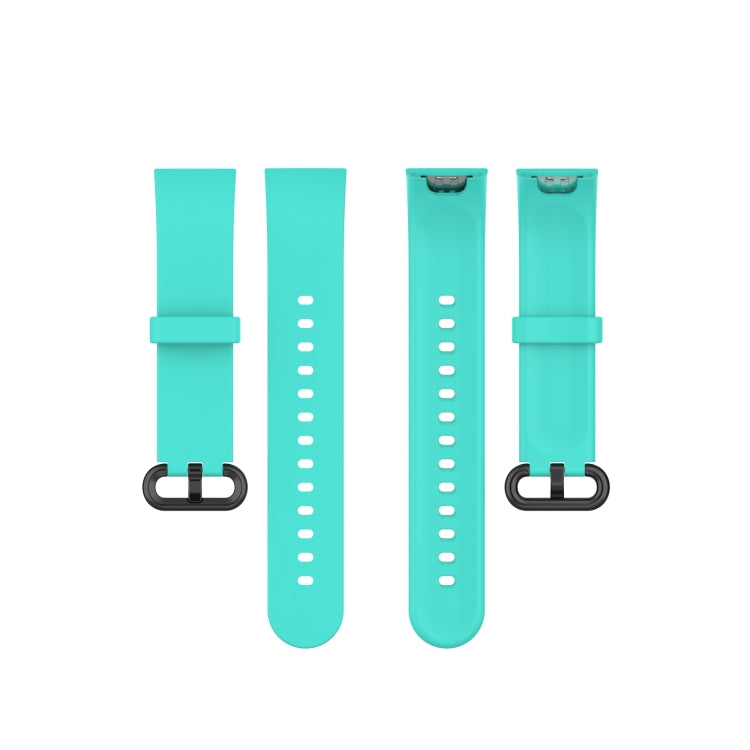 For Xiaomi Mi Watch Lite / Redmi Watch Silicone Watch Band, Size: One Size(Mint Green) - Watch Bands by buy2fix | Online Shopping UK | buy2fix