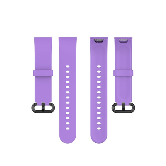 For Xiaomi Mi Watch Lite / Redmi Watch Silicone Watch Band, Size: One Size(Purple) - Watch Bands by buy2fix | Online Shopping UK | buy2fix