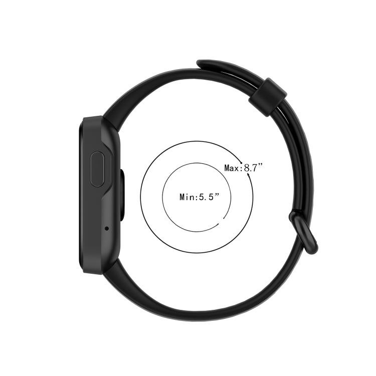 For Xiaomi Mi Watch Lite / Redmi Watch Silicone Watch Band, Size: One Size(Orange) - Watch Bands by buy2fix | Online Shopping UK | buy2fix