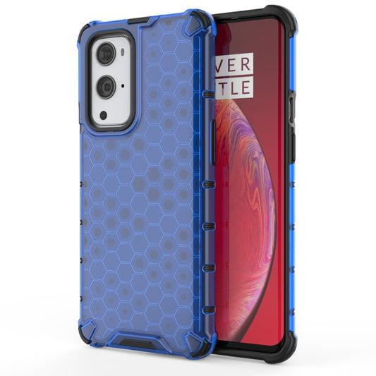 For  OnePlus 9 Pro Shockproof Honeycomb PC + TPU Case(Blue) - OnePlus Cases by buy2fix | Online Shopping UK | buy2fix