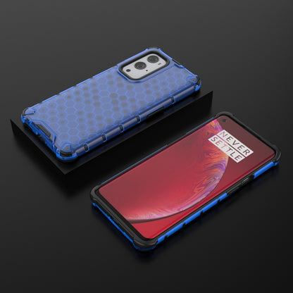 For  OnePlus 9 Pro Shockproof Honeycomb PC + TPU Case(Blue) - OnePlus Cases by buy2fix | Online Shopping UK | buy2fix